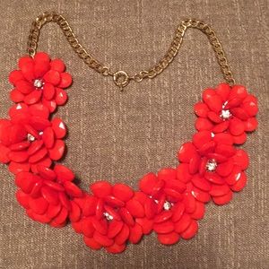 J.Crew flower necklace